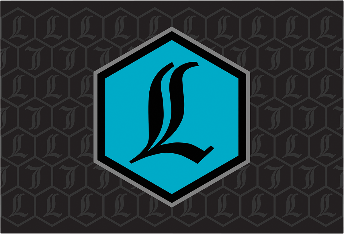 LEGEND SUSPENSION REVO ARC Canister Decal - Teal (Part Number 43202400)