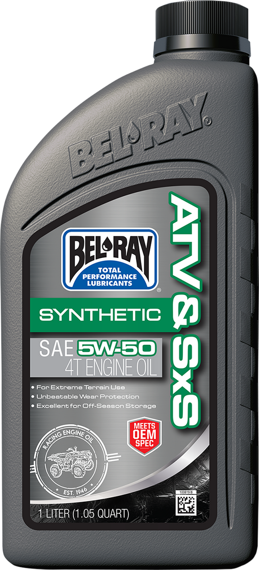 BEL-RAY ATV & SxS Synthetic Oil - 1 Quart 302664150160