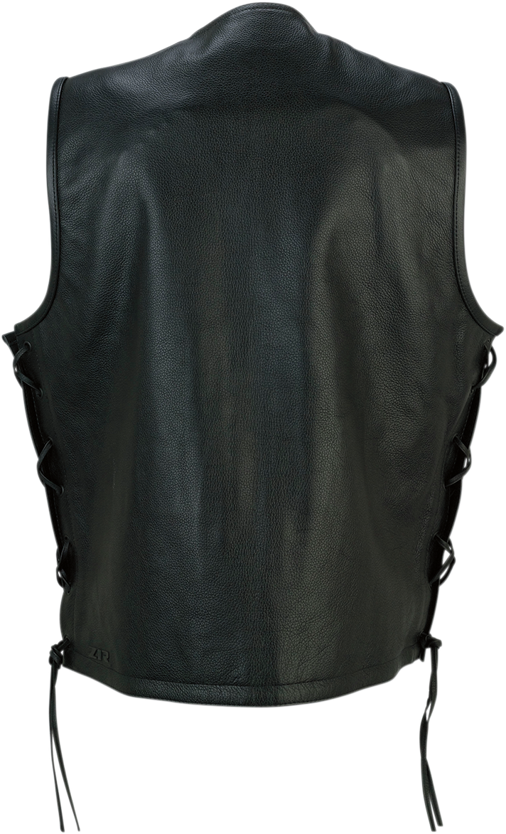 Z1R Gaucho Vest in Black - Size 5XL, Part Number 2830-0466