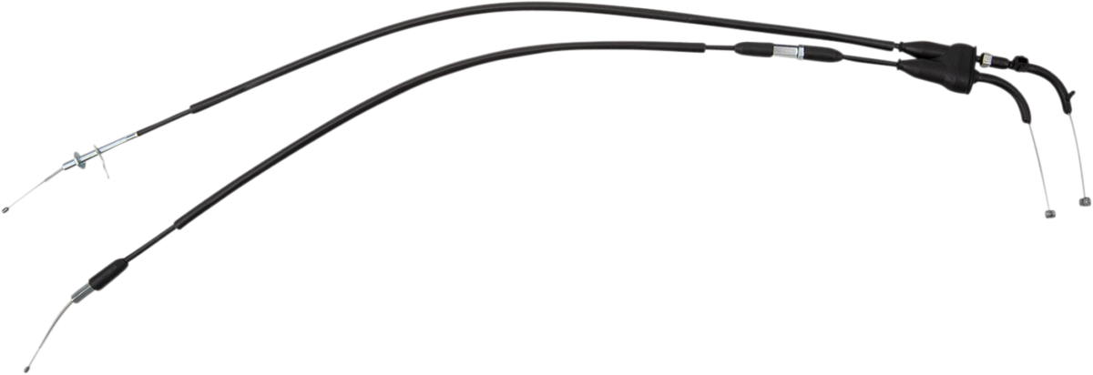 MOOSE OFFROAD Black Vinyl Throttle Cable for Yamaha 45-1267 – Stock Length