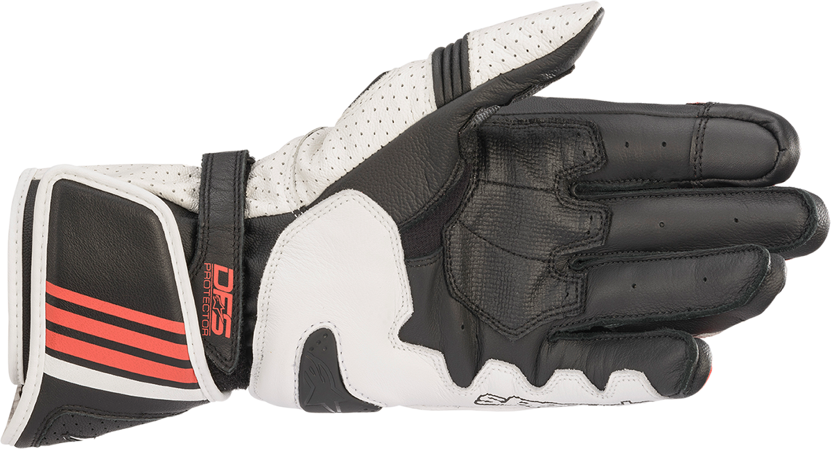 Alpinestars GP Plus R v2 Gloves - Black, White & Red, 3XL - Model 3556520-1304-3X