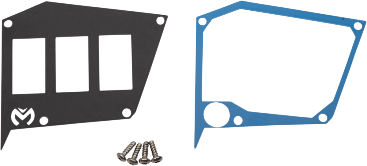 MOOSE OFFROAD Dash Plate - Blue for Polaris RZR 100-5067-PU
