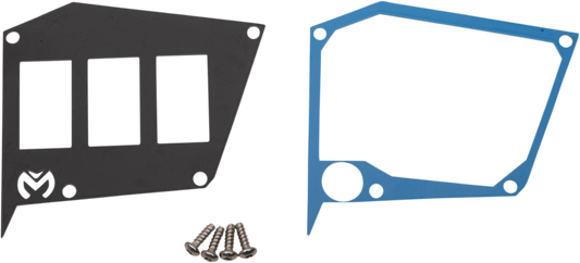 MOOSE OFFROAD Dash Plate - Blue for Polaris RZR 100-5067-PU