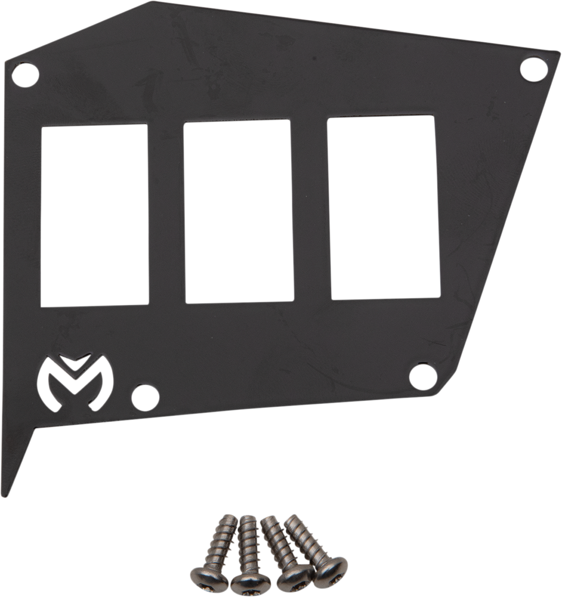 Moose Offroad Dash Plate for Polaris RZR - Black (Part Number 100-5065-PU)
