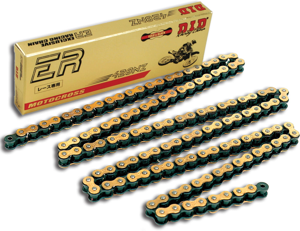 D.I.D Super 428NZGX134RB Non O-Ring Chain - Gold Finish