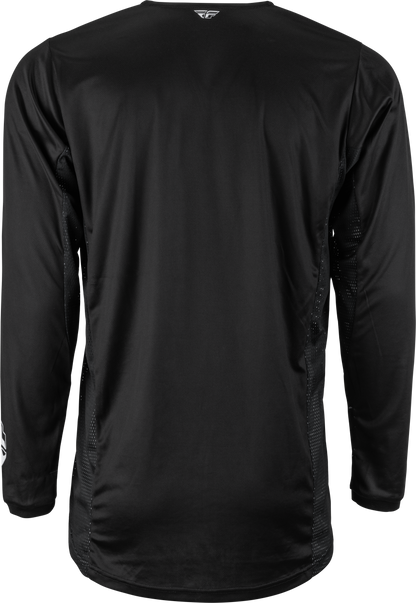 Fly Racing Patrol Jersey Black/White Large - Comfortable and Durable Off-Road Riding Gear