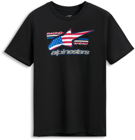 ALPINESTARS NATIONALS SS CSF TEE BLACK/USA LG