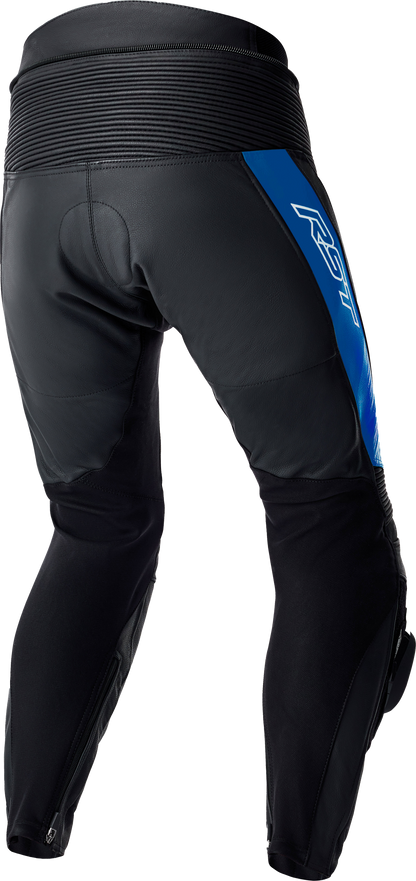 RST Tractech Evo D3o Pants Black and Blue Leather Small - Motorcycle Riding Gear