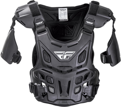 Fly Racing Revel Offroad Roost Guard Black with BioFoam Chassis and CE Protection