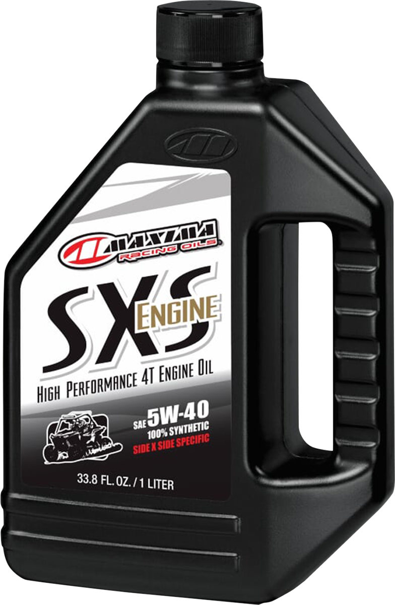 MAXIMA RACING OIL SXS UTV Synthetic 4T Oil 5W-40 - 1 Liter (Part No: 30-46901)