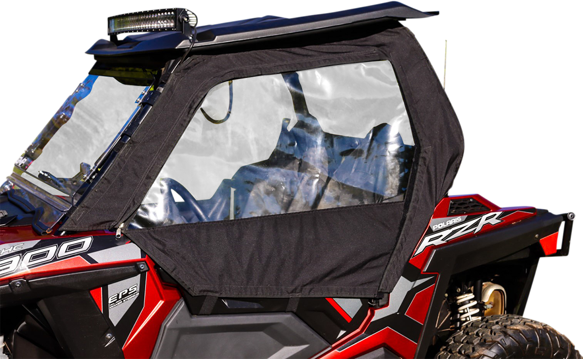 Moose Offroad Polaris RZR 2015-2019 Side Enclosure - Black | Part PRZR15SE-11