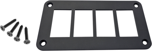 MOOSE OFFROAD Universal Dash Plate - 4 Switches, Part Number 4PP-ADA