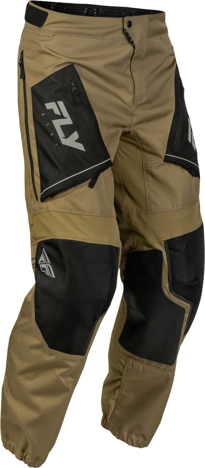 Fly Racing Patrol Pants Tan/Black Size 30 with Ventilated Mesh and Durable Construction