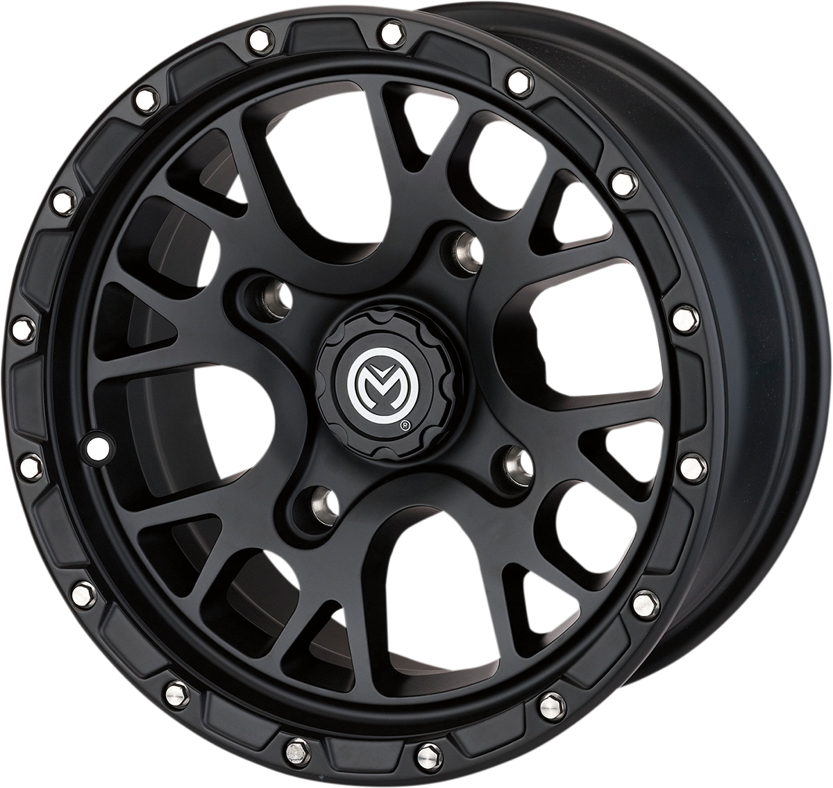 Moose Offroad 545X Black 15x7 Wheel for Front and Rear Applications