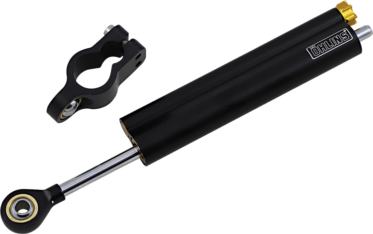 OHLINS Blackline Universal Steering Damper SD 007 - 63 mm for Enhanced Motorcycle Stability