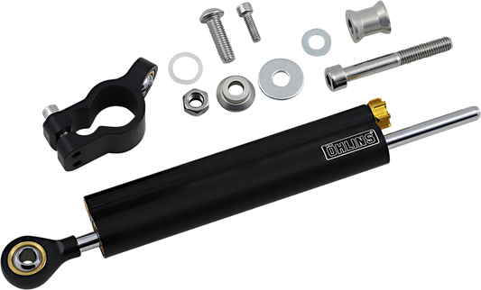 OHLINS Blackline SD 063 Universal Steering Damper for Enhanced Motorcycle Stability