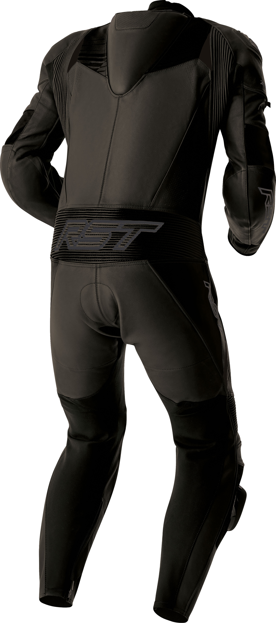 RST Tractech Evo D3o Suit Black Leather XS - Motorcycle Racing Gear