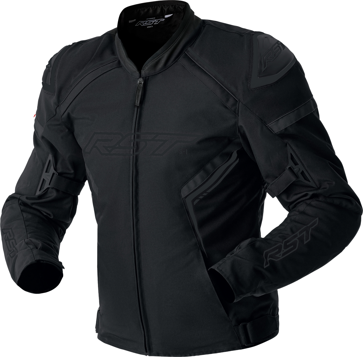 RST Women's S1 D3o Textile Jacket Black XL - Motorcycle Riding Gear