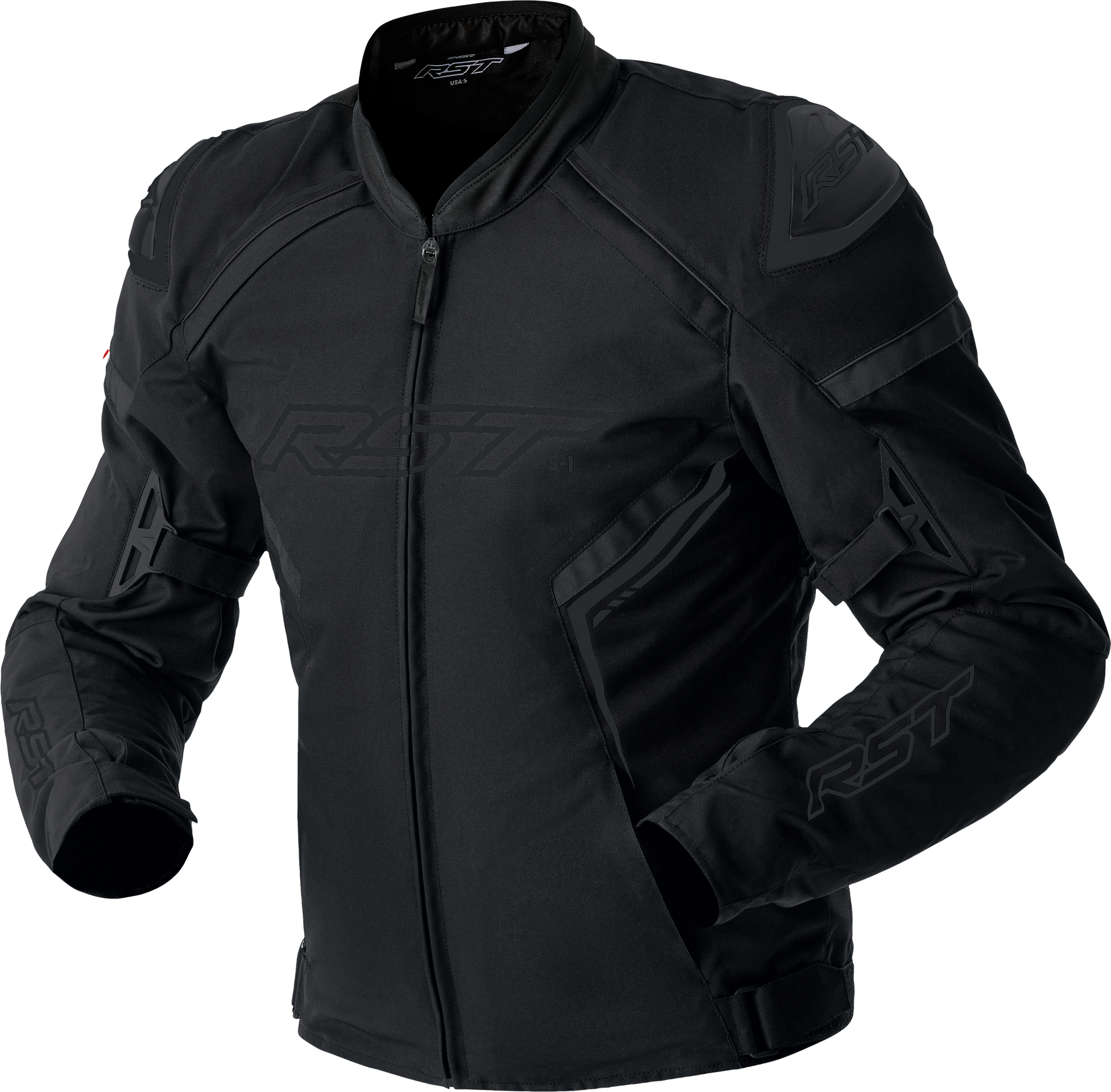 RST Women's S1 D3o Textile Jacket Black XL - Motorcycle Riding Gear