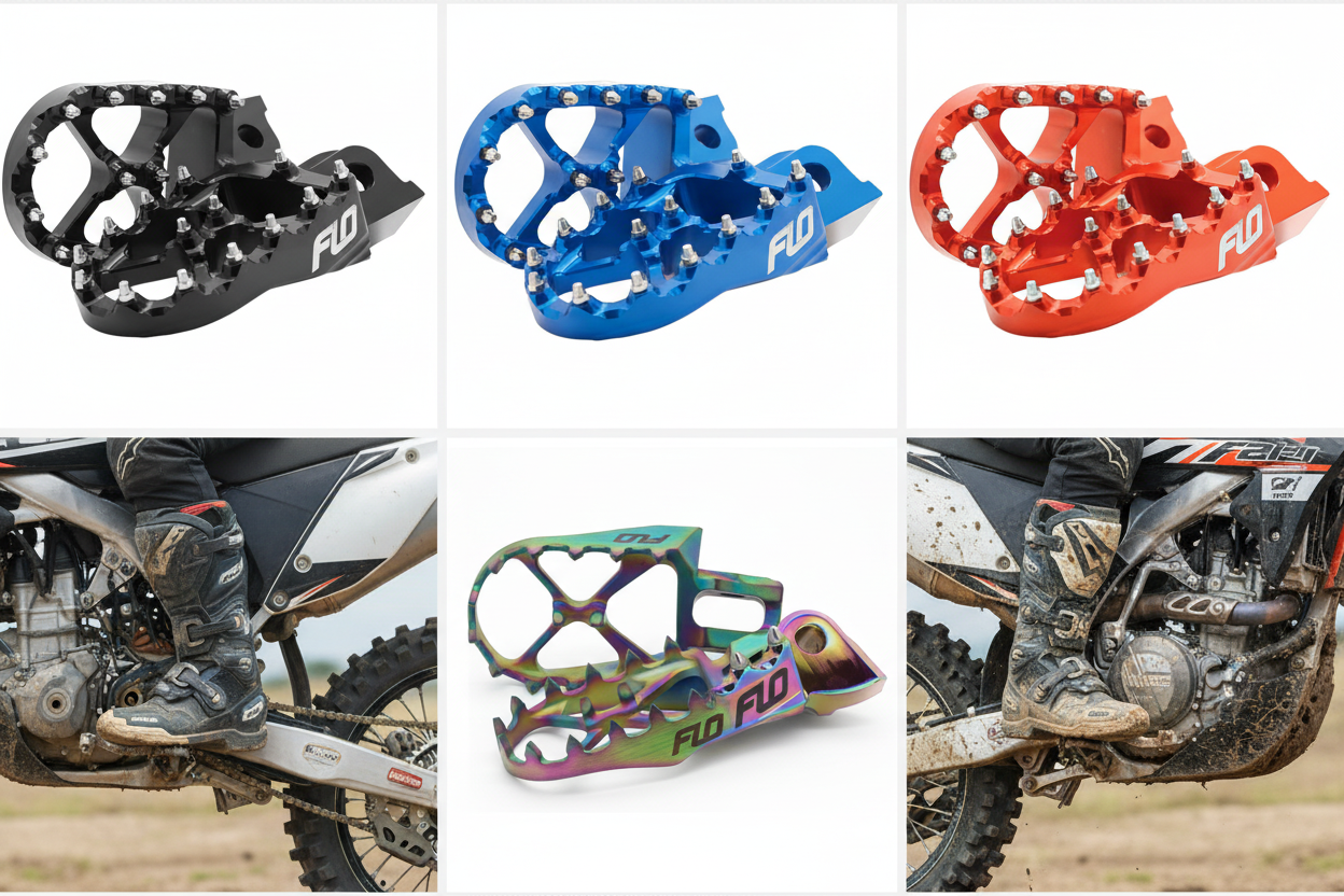 FLO Motorsports Pro Series Foot Pegs GasGas KTM Husq FPEG-795