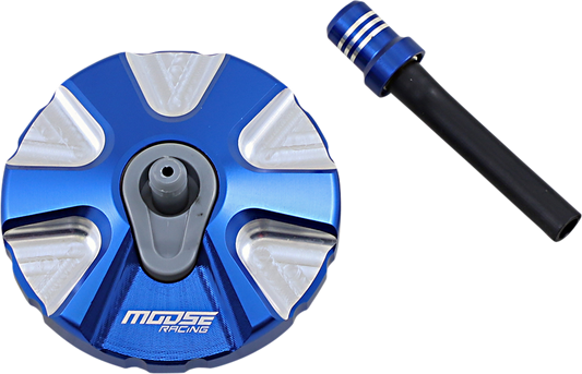 Moose Offroad Aluminum Gas Cap for Husqvarna T03-5111L, Blue