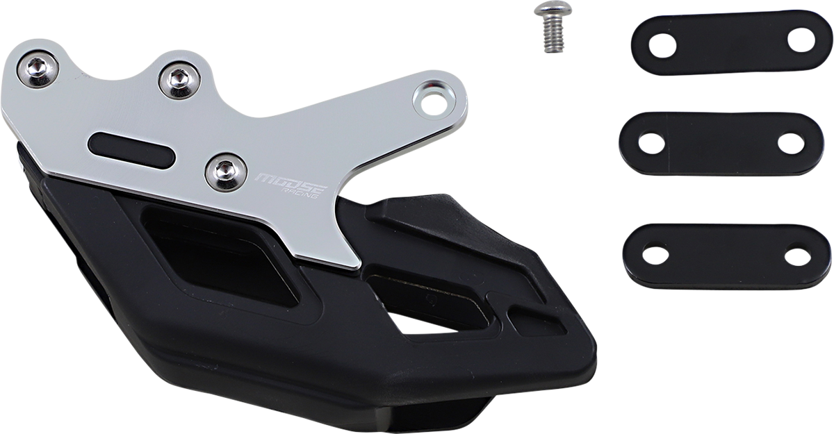 MOOSE Offroad Chain Guide for Suzuki G32-3301 BS, Silver - Durable Aluminum and TPU Construction