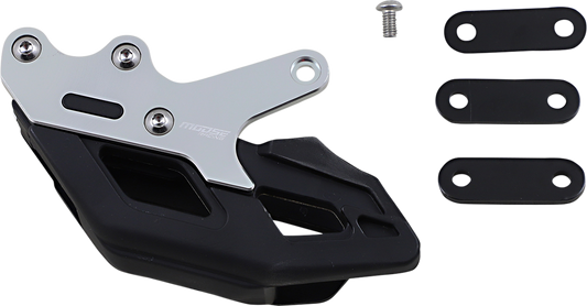 MOOSE Offroad Chain Guide for Suzuki G32-3301 BS, Silver - Durable Aluminum and TPU Construction