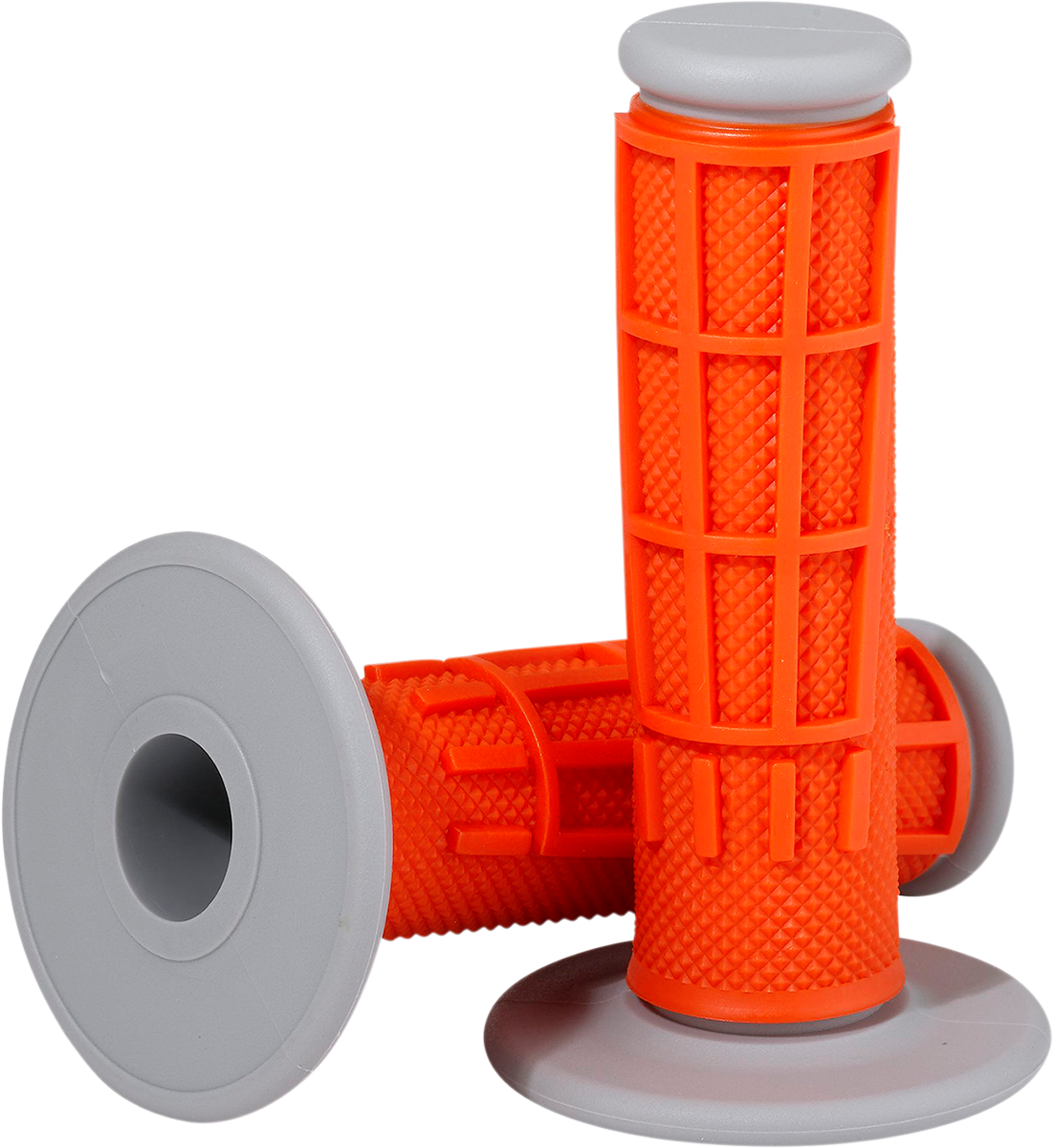 Moose Offroad Comp Diamond Half Waffle Grips - Orange (Part Number: 1MG2315-VEM)