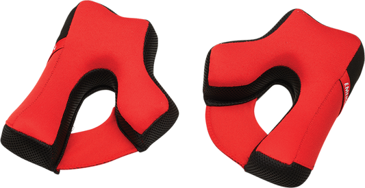 THOR Reflex Cheek Pads - Red for Reflex Helmets, Size 2XL (Part #0134-2839)