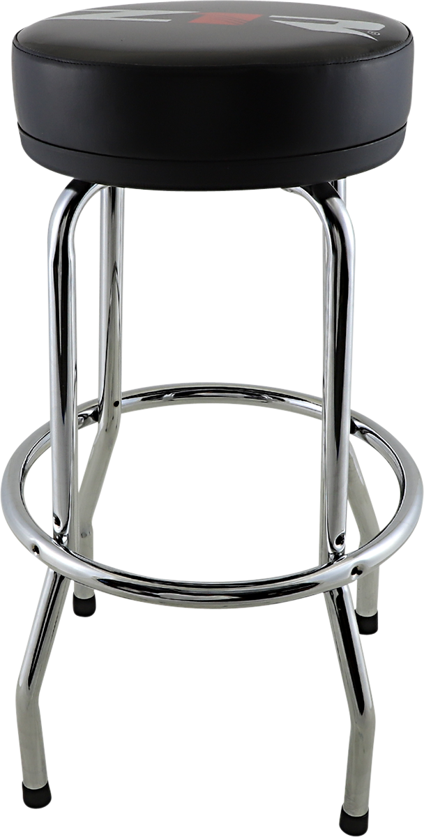 Z1R Logo X80-6020ZR Bar Stool with Chrome-Plated Pedestal