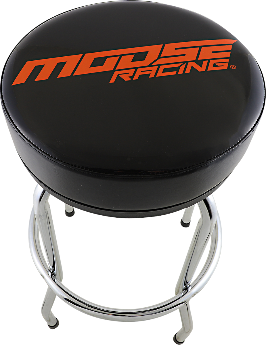 Moose Offroad X80-6020MR Bar Stool with Logo – Black and Orange