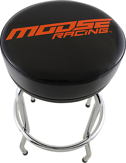 Moose Offroad X80-6020MR Bar Stool with Logo – Black and Orange