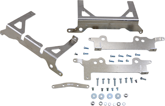 Moose Offroad Beta 11-4120 Aluminum Radiator Braces - Silver