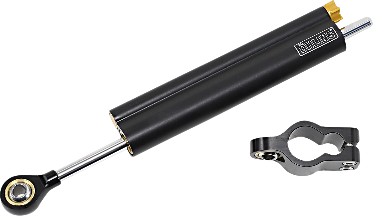 OHLINS Blackline Universal Steering Damper SD 008 for Enhanced Motorcycle Handling