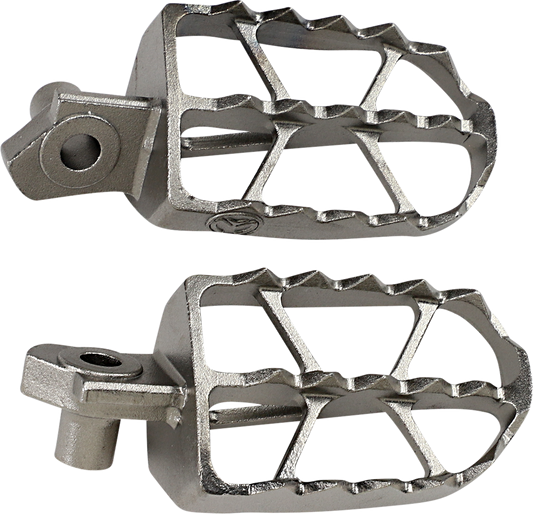 MOOSE OFFROAD ND Series Foot Pegs for Suzuki NDRMZ10 - Durable 17-4 Stainless Steel Construction