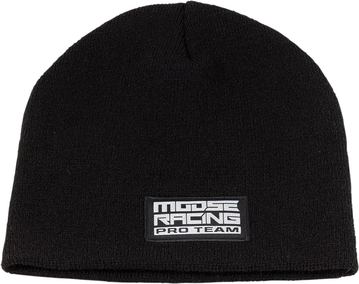 MOOSE OFFROAD Pro Team Beanie in Black - Part Number 2501-3534