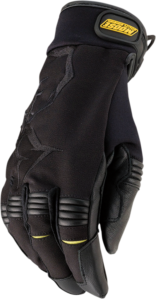 MOOSE OFFROAD MUD™ Riding Gloves – Black, Medium, Part #3330-6565