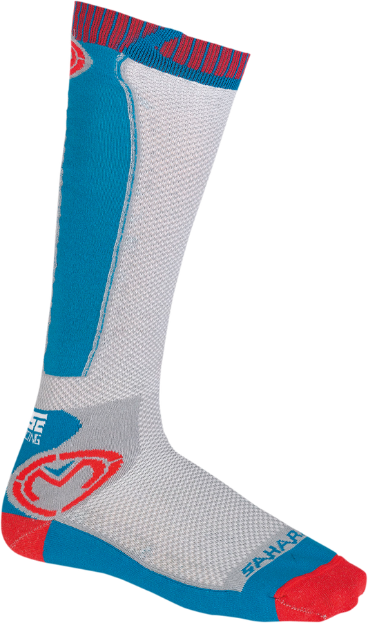 MOOSE OFFROAD Sahara Socks Small/Medium - Red, White & Blue, Part 3431-0601