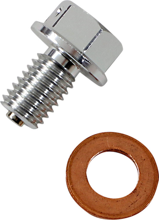 MOOSE Offroad Magnetic Drain Plug T14-2081S for Kawasaki Engines