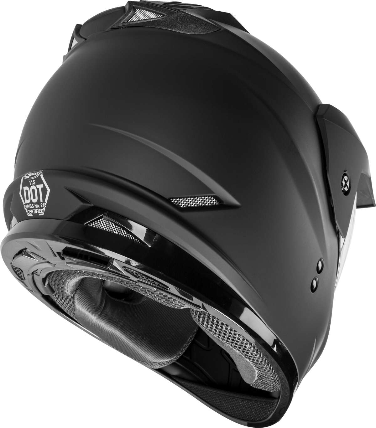 Gm 11 Dual Sport Helmet Matte Black  3x