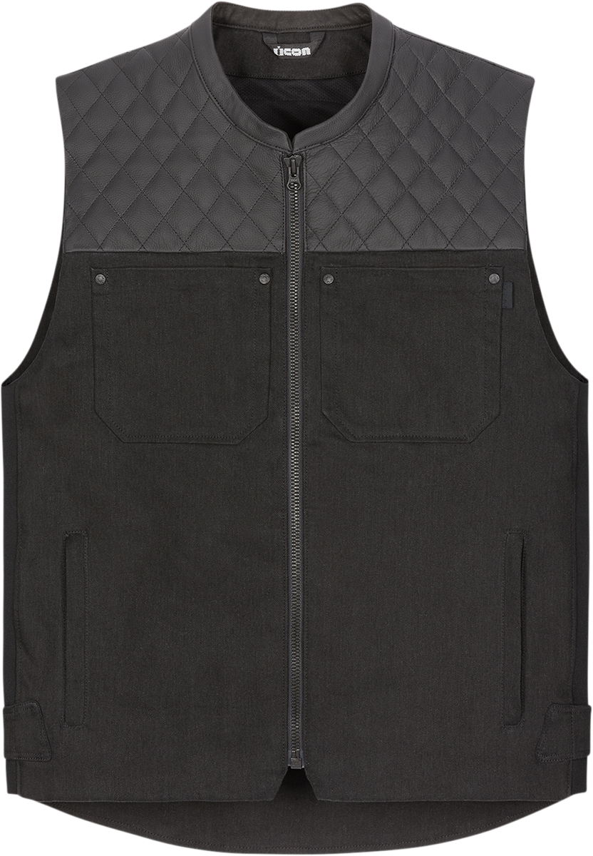 ICON Chamonix™ Vest in Black – Size 3XL, Part Number 2830-0557