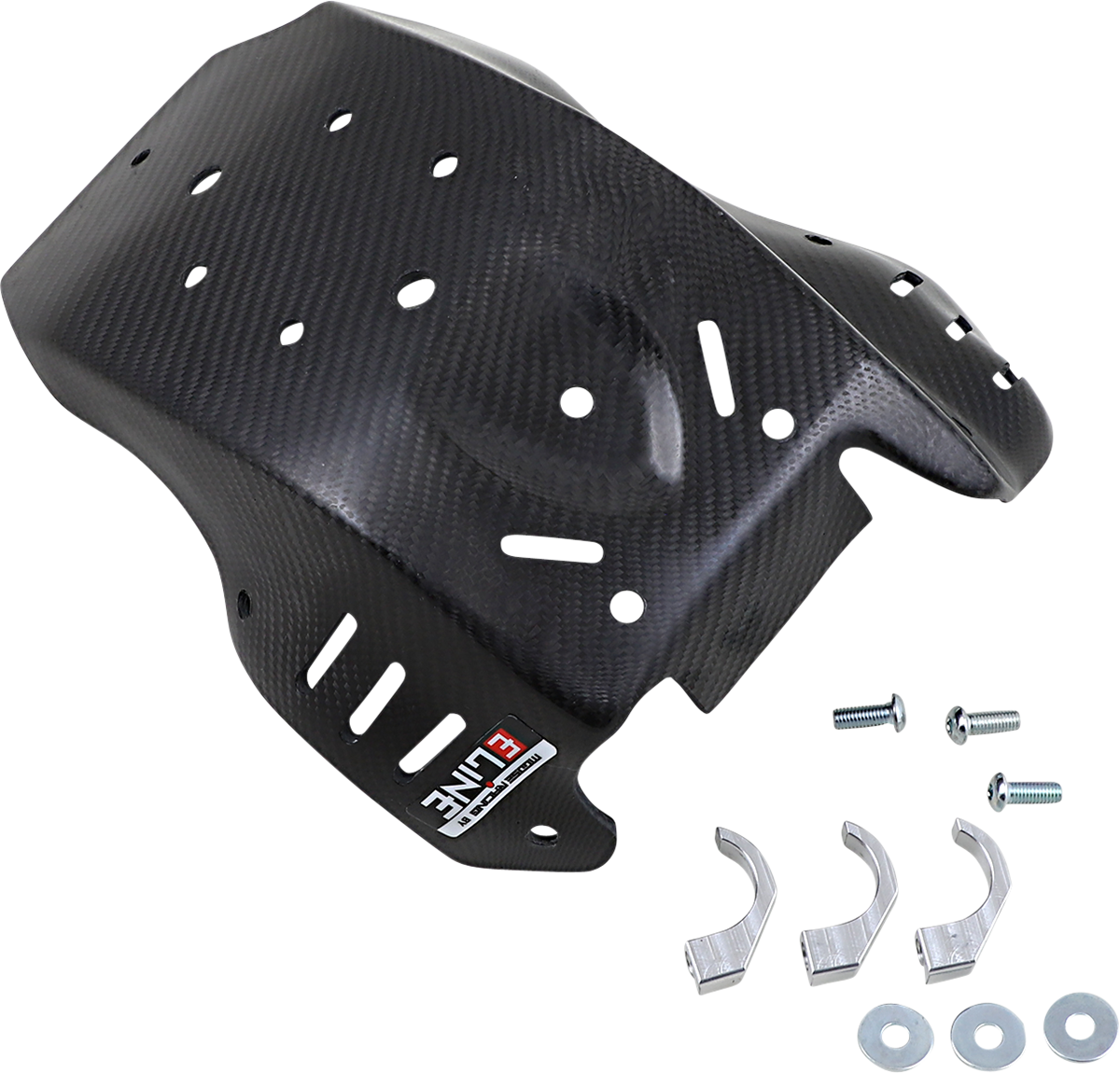 Moose Offroad Carbon Fiber Skid Plate for Husqvarna and KTM MSP2316W