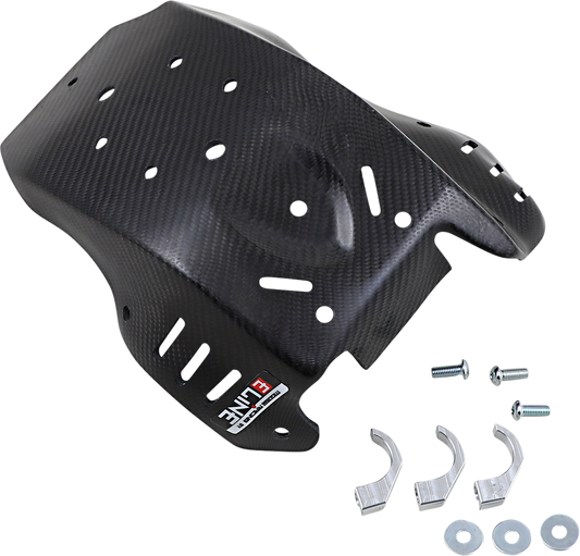 Moose Offroad Carbon Fiber Skid Plate for Husqvarna and KTM MSP2316W