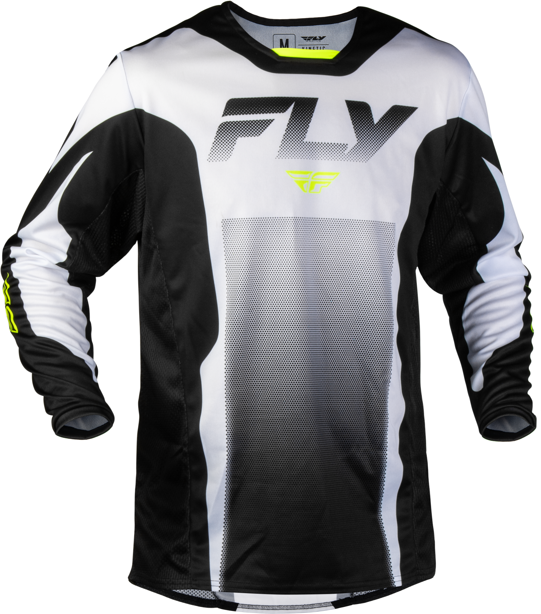Kinetic Fade Jersey White/Black/Hi Vis Sm