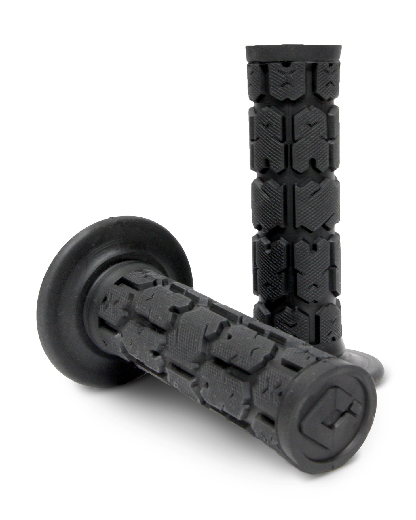 ODI Universal Lock-On Rogue Black Hand Grips for 7/8-Inch Handlebar with Clutch-Side Lock-On System H23URGB