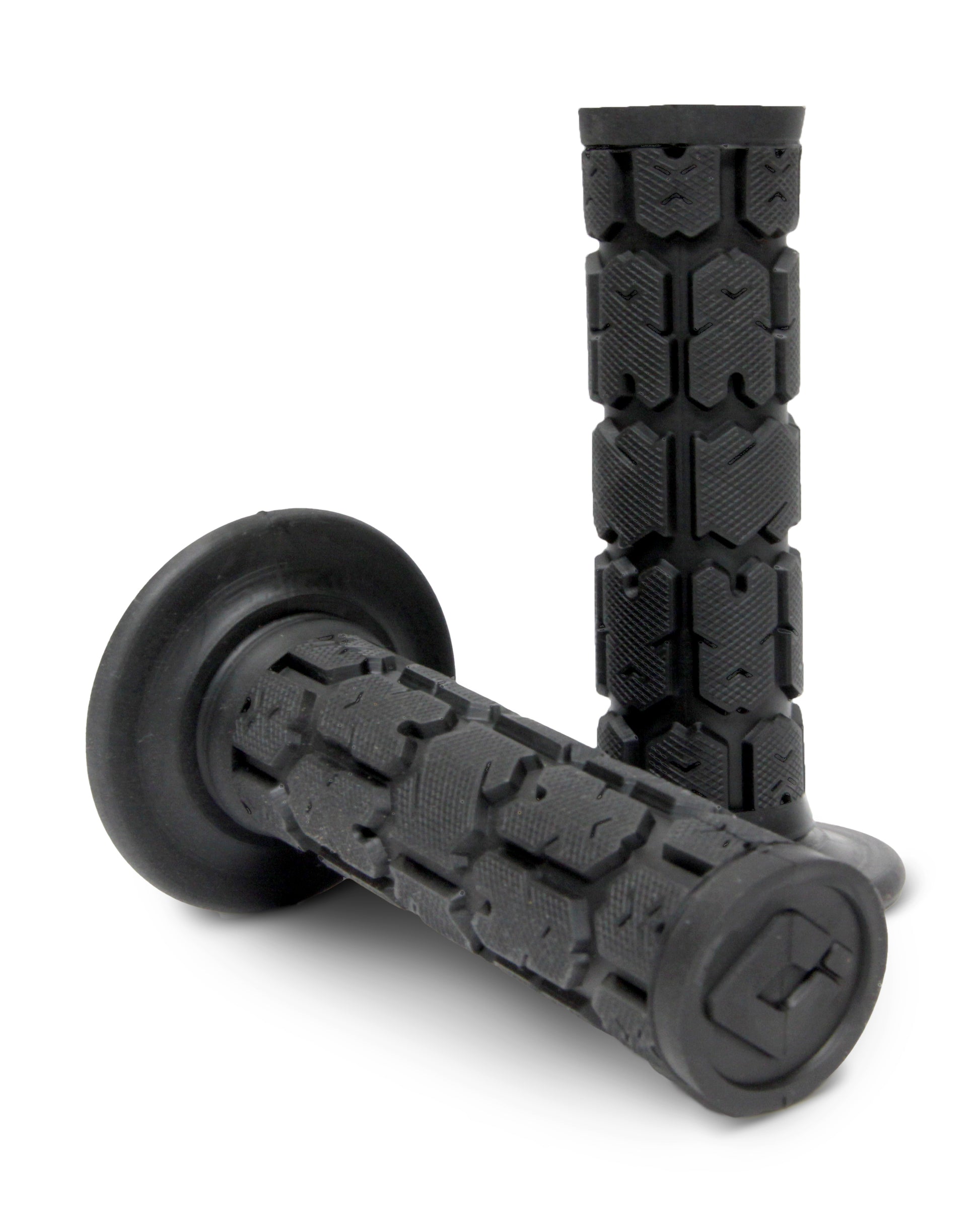 ODI Universal Lock-On Rogue Black Hand Grips for 7/8-Inch Handlebar with Clutch-Side Lock-On System H23URGB