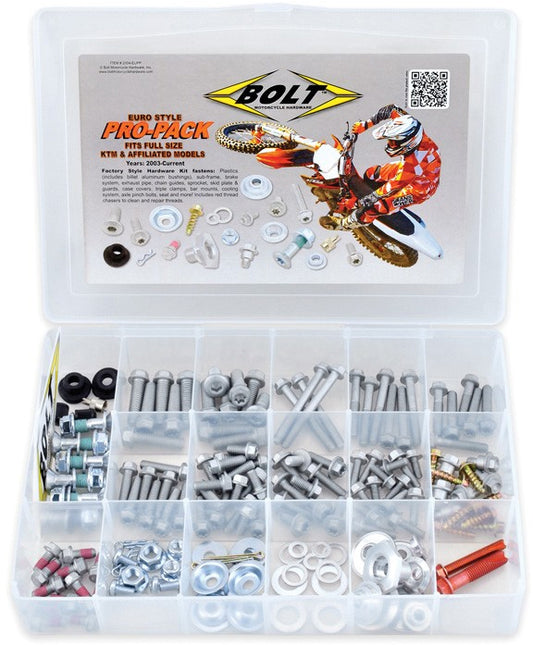 BOLT Euro Style Pro Pack for KTM and Husqvarna - Part Number 2004-EUPP