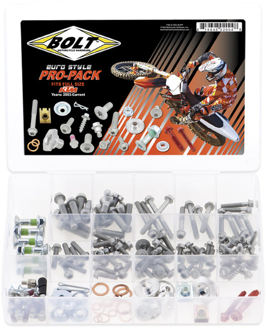 BOLT Euro Style Pro Pack for KTM and Husqvarna - Part Number 2004-EUPP