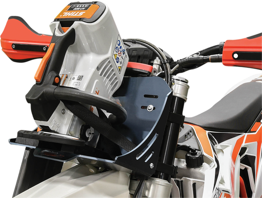 Moose Offroad Chainsaw Holder 25CHAINSAW MNT - Durable Mount for Dirt Bikes and Chainsaws