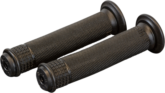 Renthal G216 Ultratacky™ Push-On Motorcycle Grips with Durable Block Pattern Edges